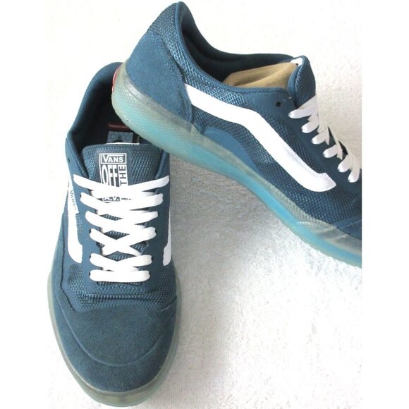 Vans Men's Ave Anthony Van Engelen Skate shoes Teal Blue Green size 8 NIB - Picture 4 of 5